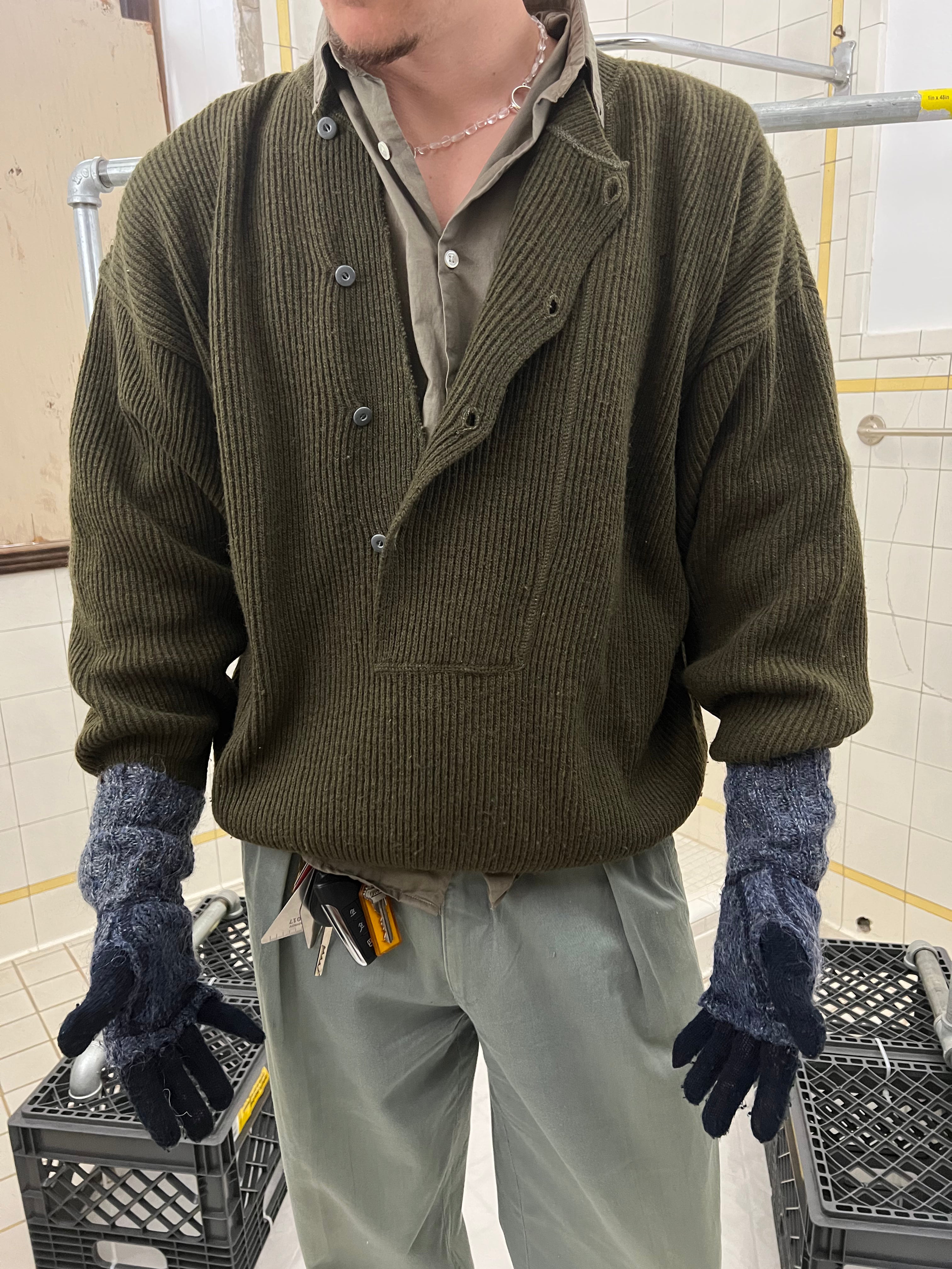 1980s Marithe Francois Girbaud x Les Millesimes Batwing 3/4 Button