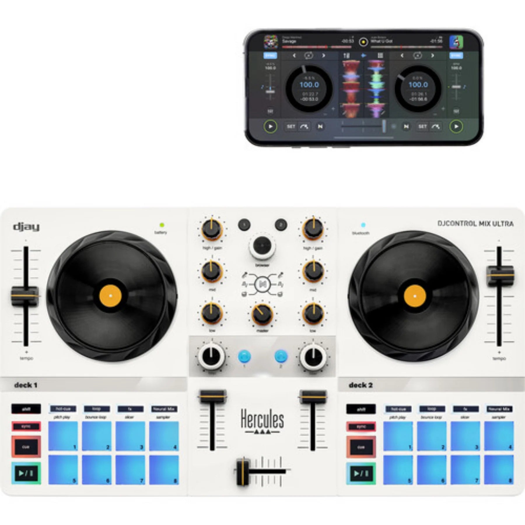 Hercules DJCONTROL-MIX-ULTRA Mobile DJ Controller | RedOne Music