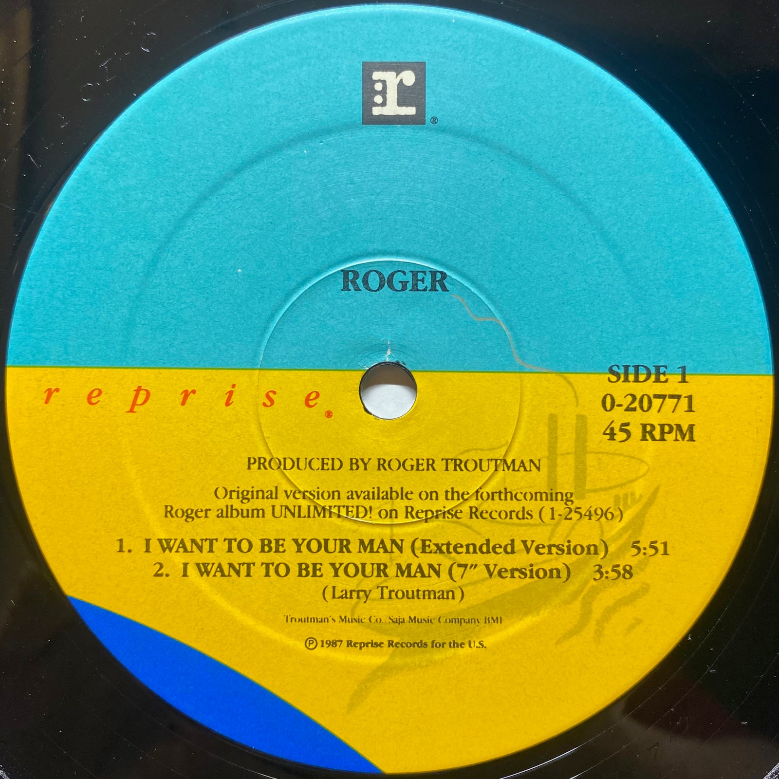 Roger / I Want To Be Your Man | VINYL7 RECORDS