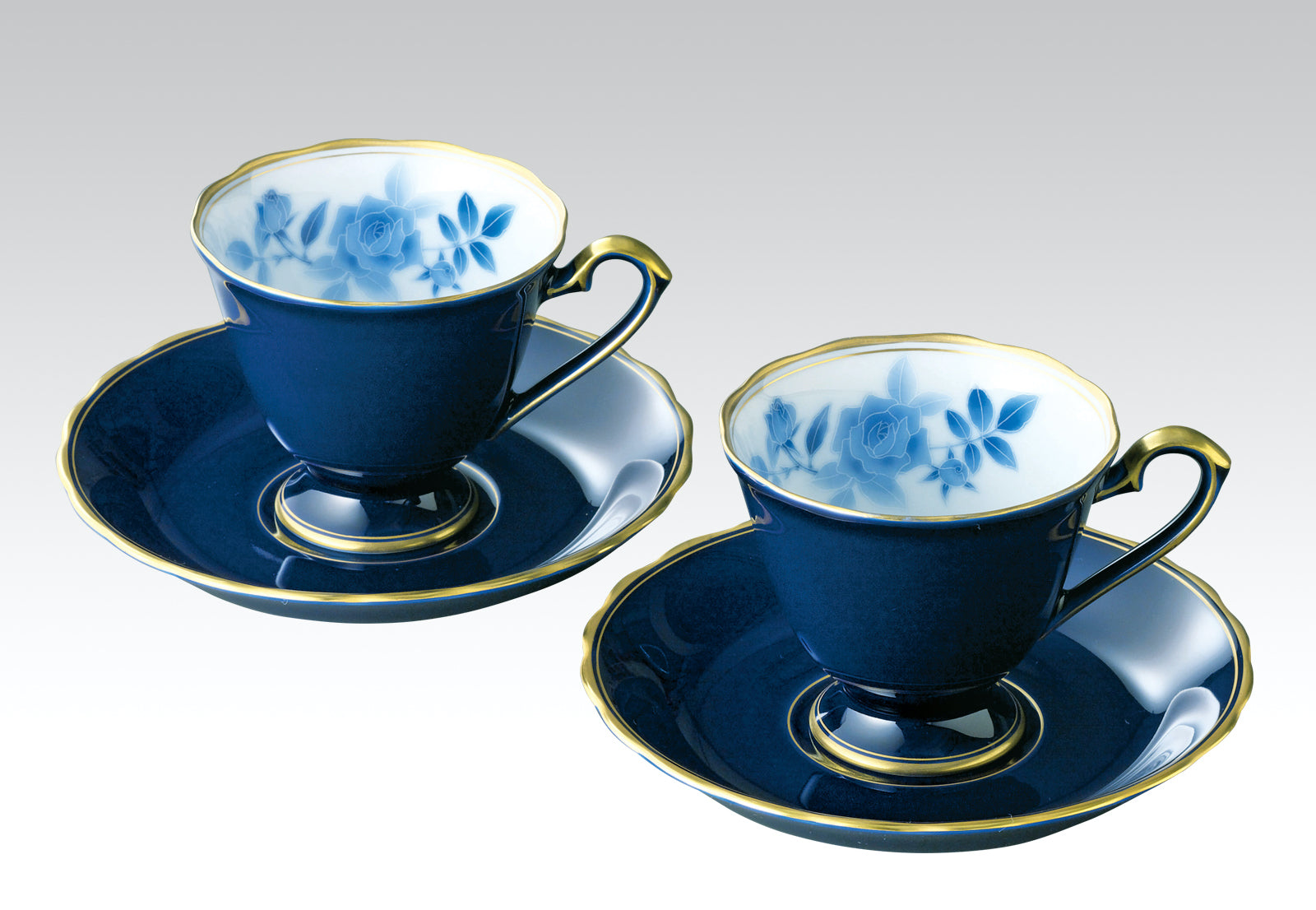 在庫限り】有田焼 茶器 | ルリ胡蝶蘭 | 茶器セット | 香蘭社