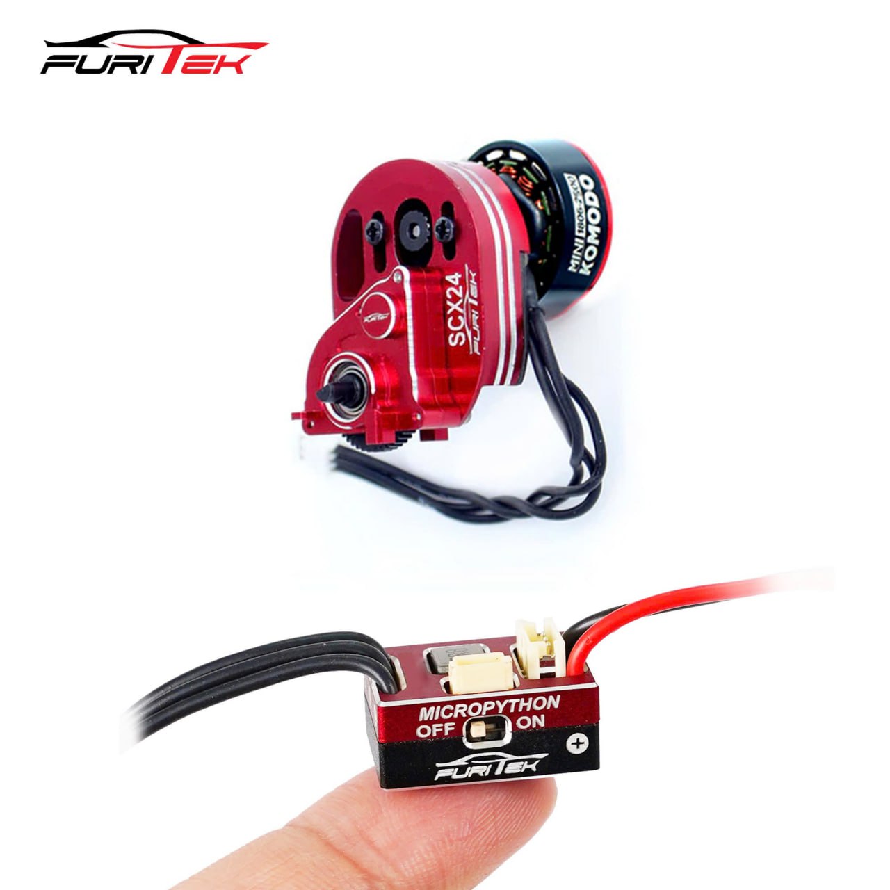 FURITEK CRAWLMASTER Combo for SCX24: MicroPython ESC & Mini