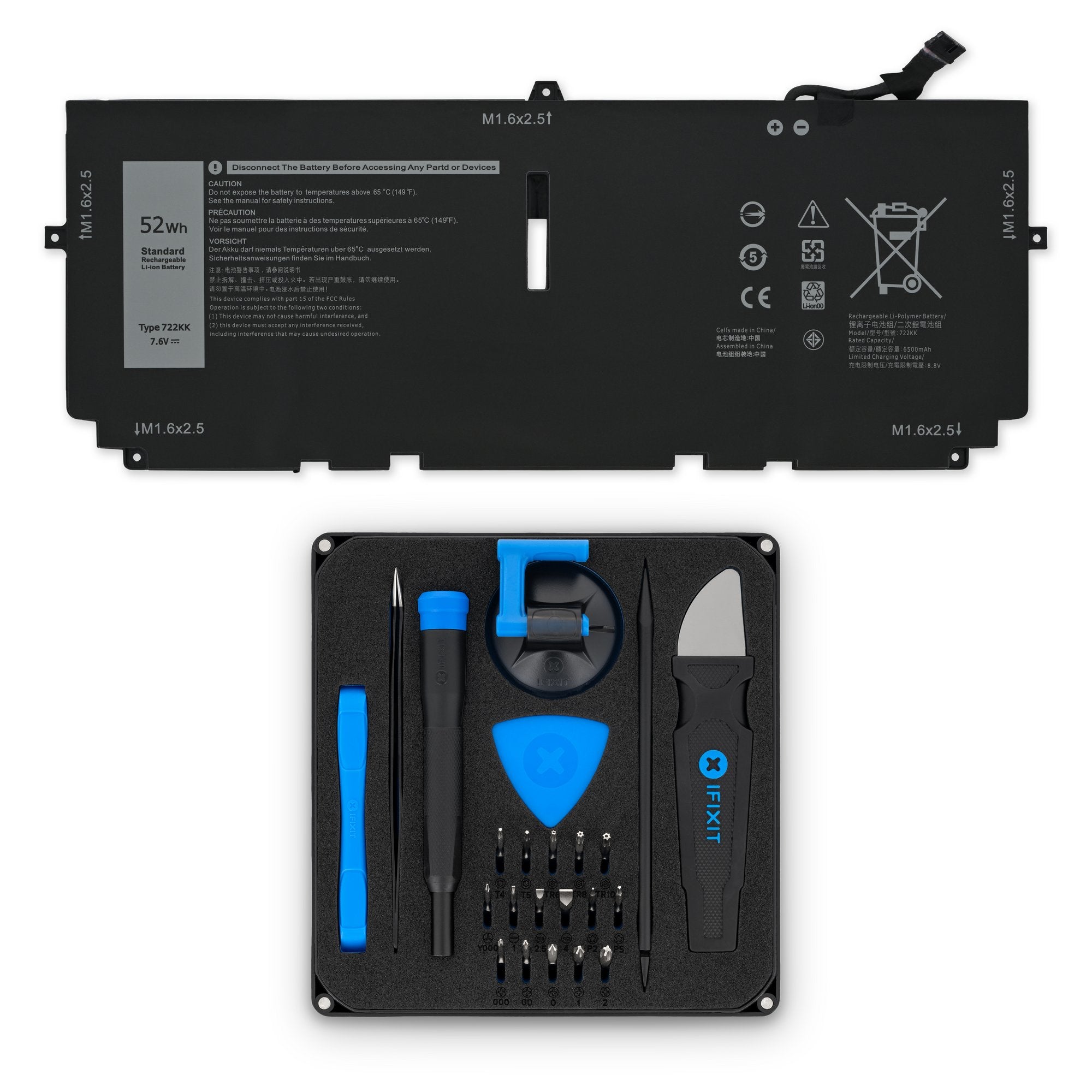 Dell XPS 13 9300 and 9310 Battery