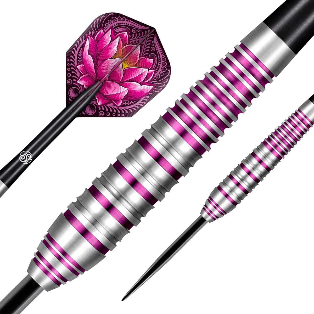 Zen Juji Steel Tip Dart Set-80% Tungsten Barrels | Shot Darts