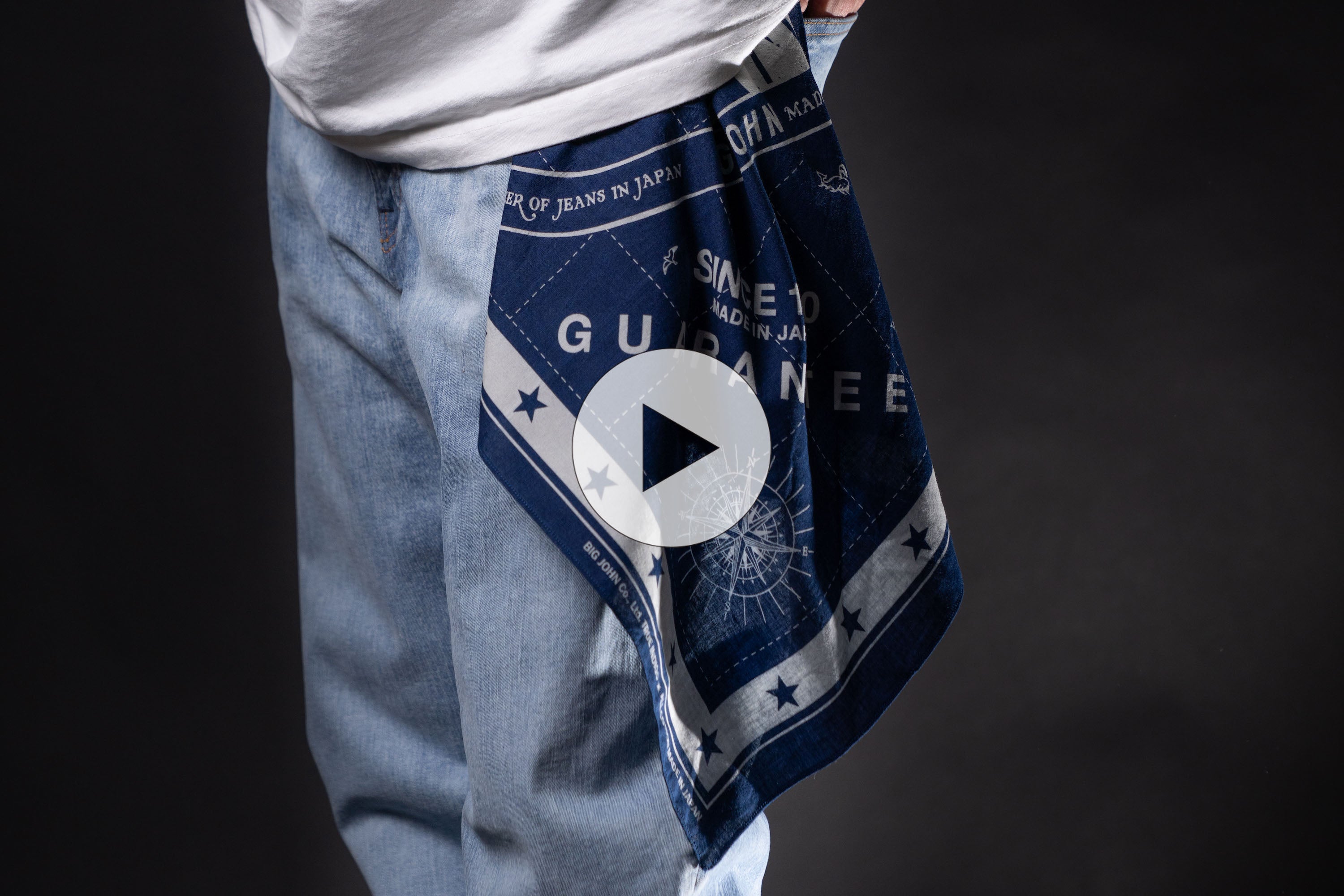 VBAN02 (ID)BIGJOHN INDIGO BANDANA – BIG JOHN【公式】オンラインショップ