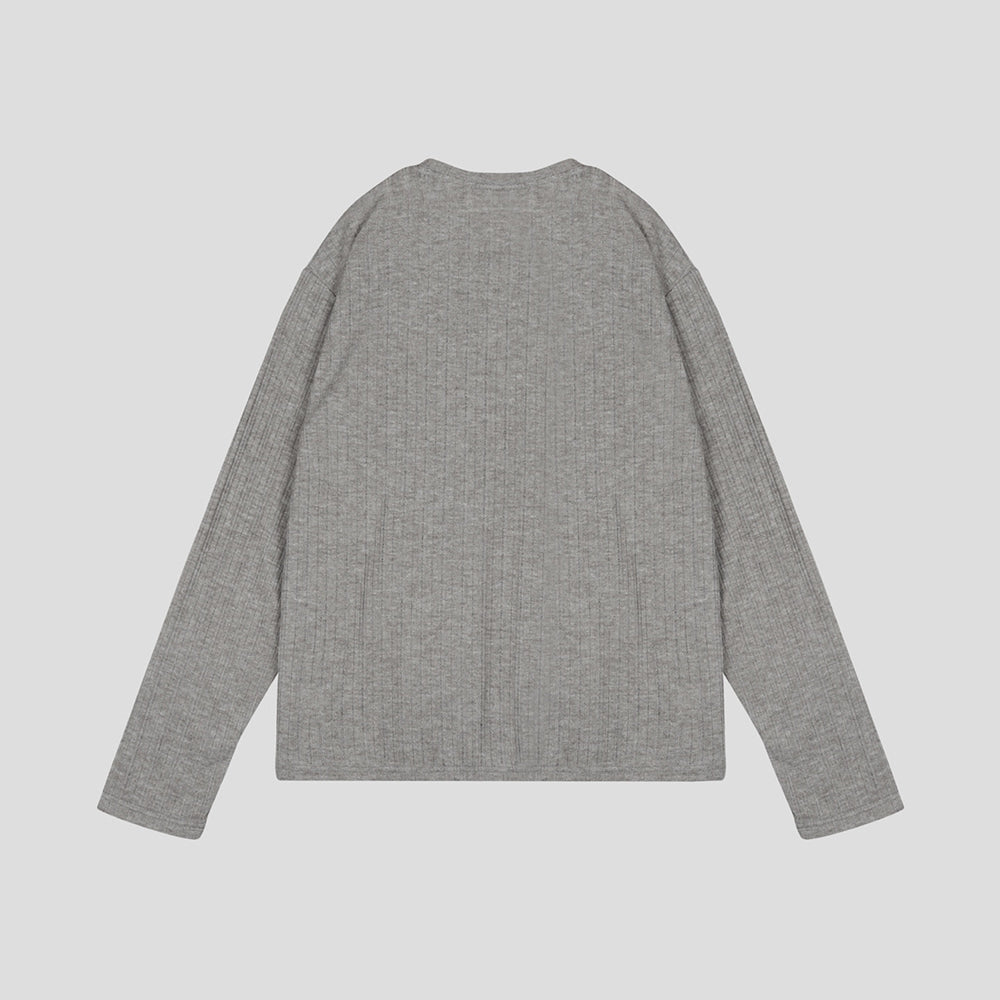 ASCLO ヘンリーネックニットロングT (4color) - ASCLO | 60% - アジア