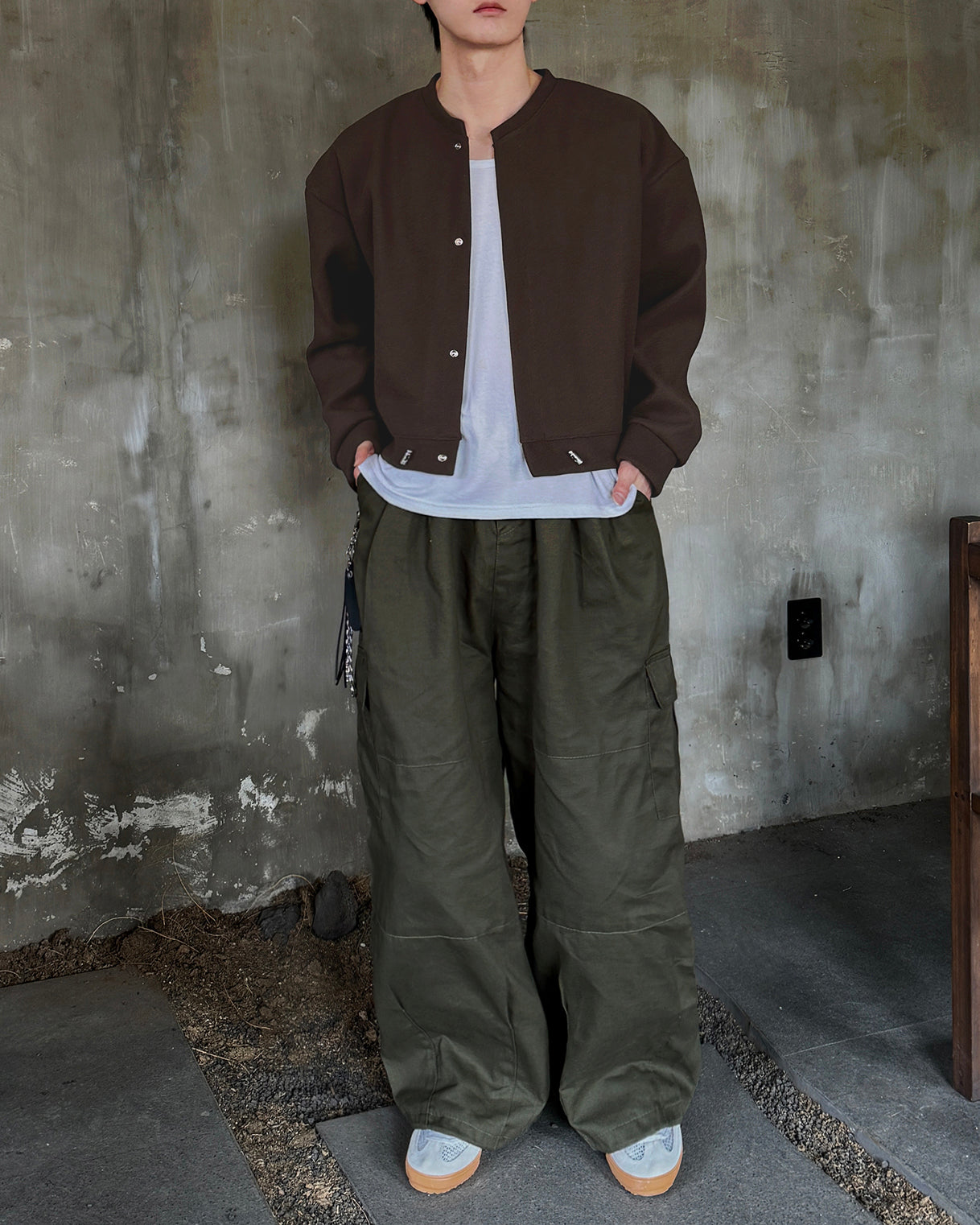 デイリーカーゴパンツ(カーキ) - SCENERITY | 60% - アジア