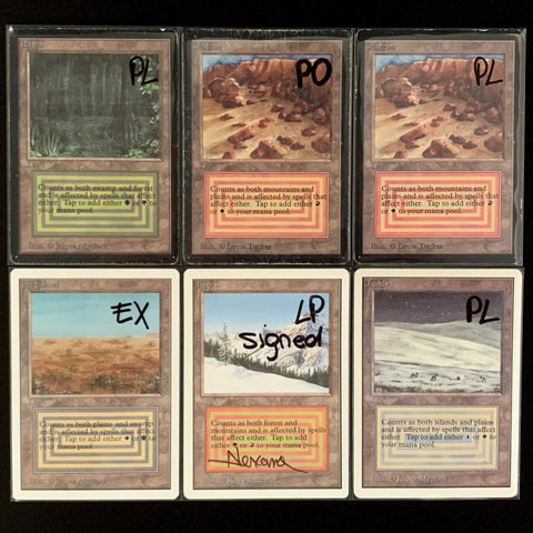 New Arrivals: 250 Dual Lands, Unlimited Mox, Bazaar and Library
