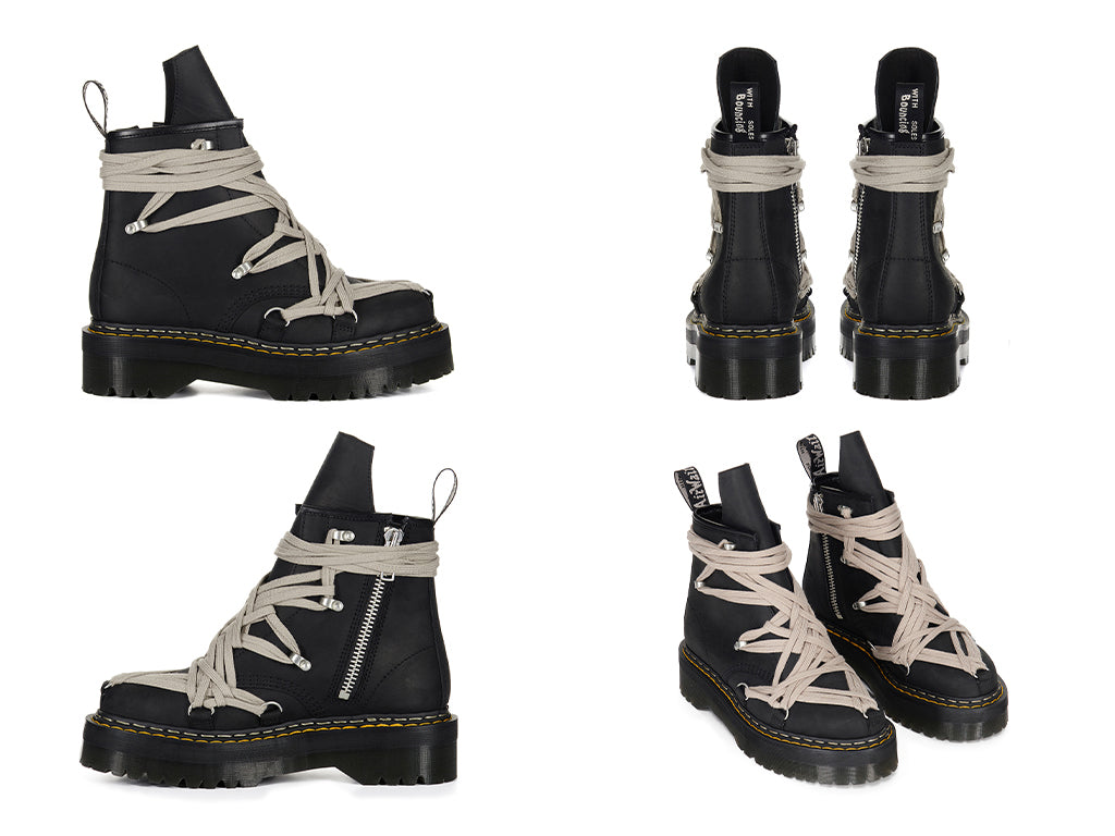 Rick Owens x Dr. Martens FW25 launches Thursday, October 16th