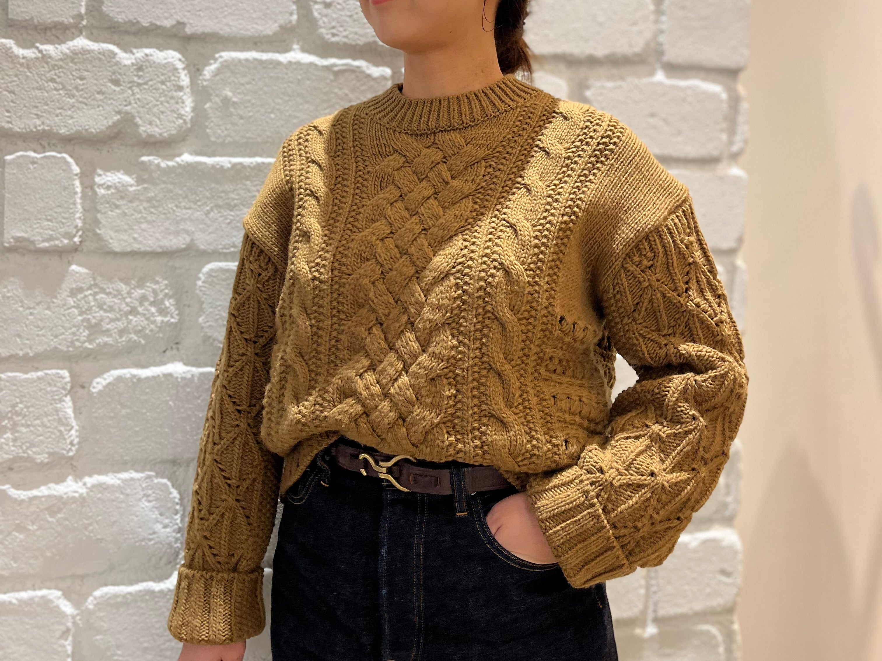 Symbol of Winter》MIX CABLE CREW NECK / MIX CABLE CAPE – Nigel Cabourn