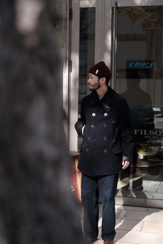 初めてのアウターはやはり》40s US NAVY P-COAT – ナイジェル