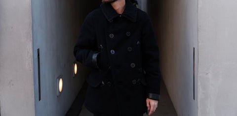 初めてのアウターはやはり》40s US NAVY P-COAT – ナイジェル