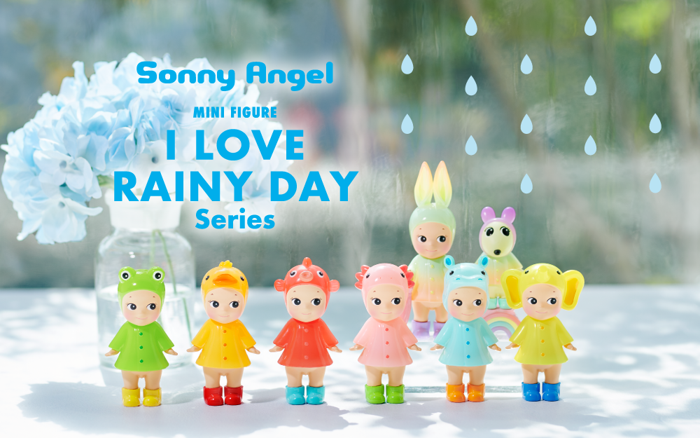 雨の日がもっと楽しくなる！レインコート姿のSonny Angelが登場