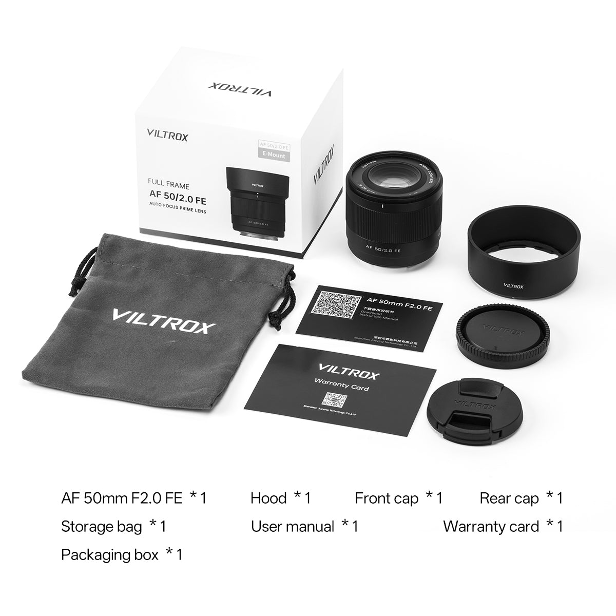 Viltrox AF 50mm F2.0 Air Full-Frame Lens for Sony E-Mount