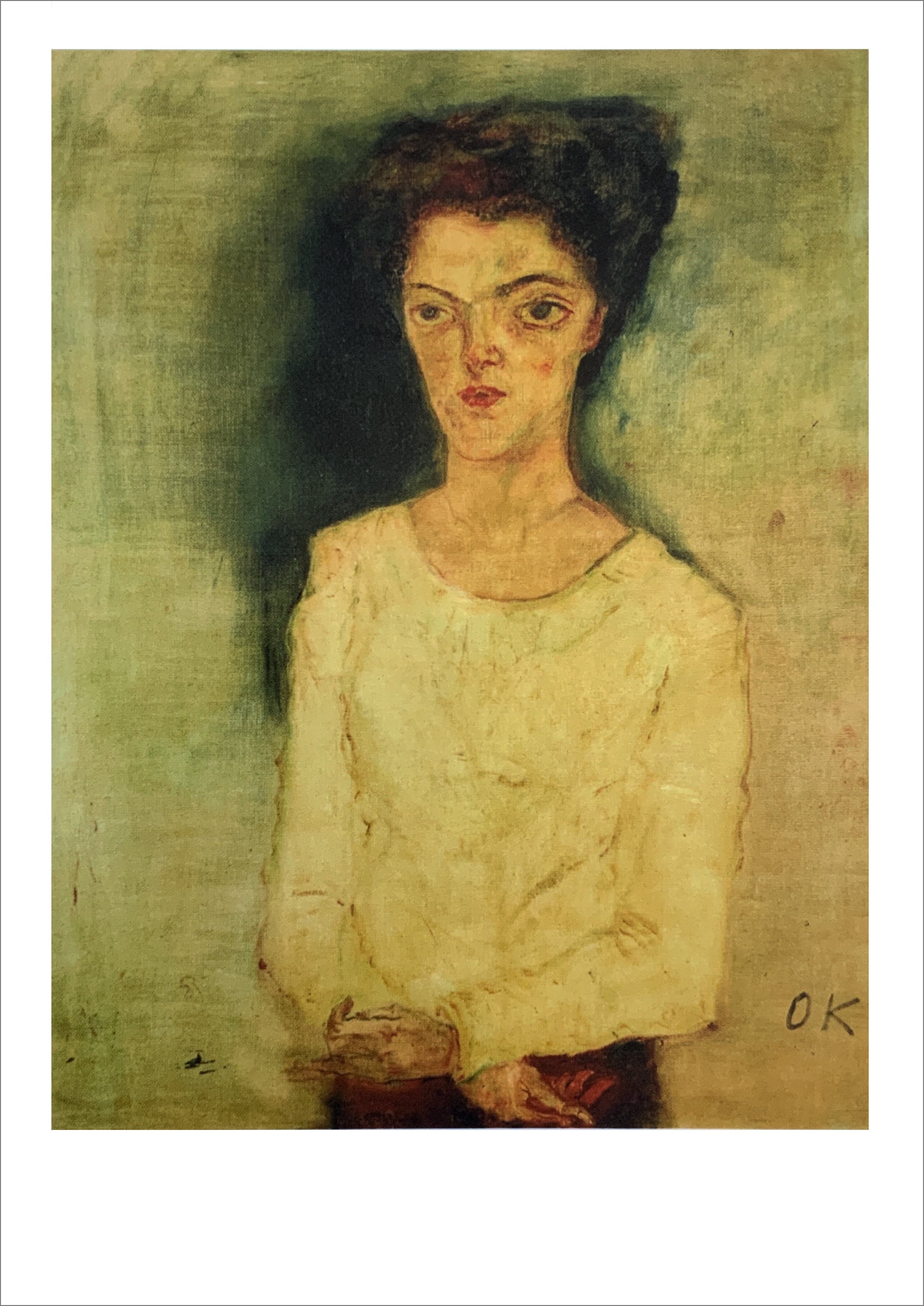 Oskar Kokoschka: Martha Hirsch [Postcard]