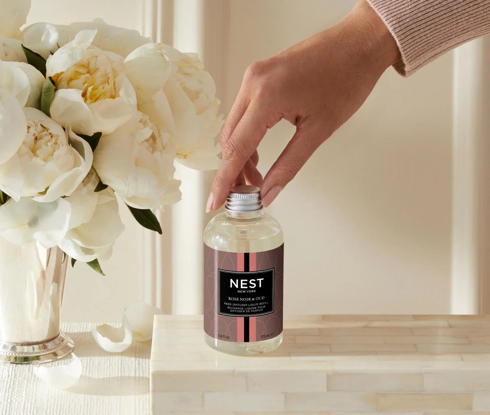 Rose Noir Oud Reed Diffuser Refill | NEST New York