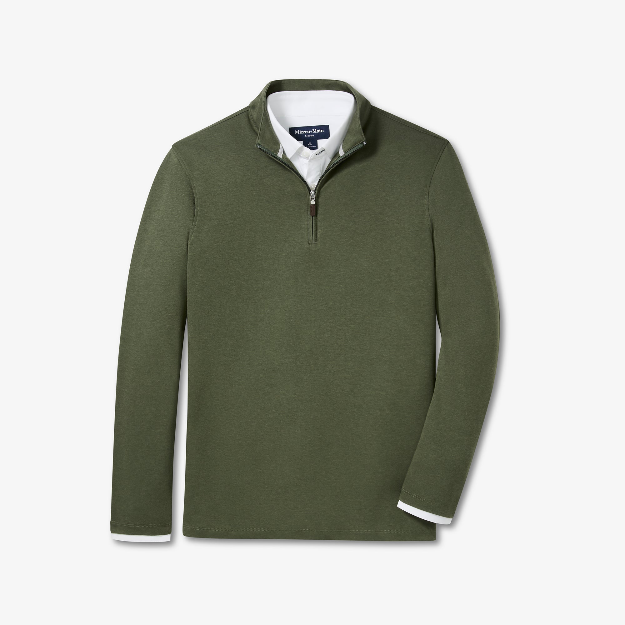 KPI Quarter Zip - Olive | Mizzen+Main