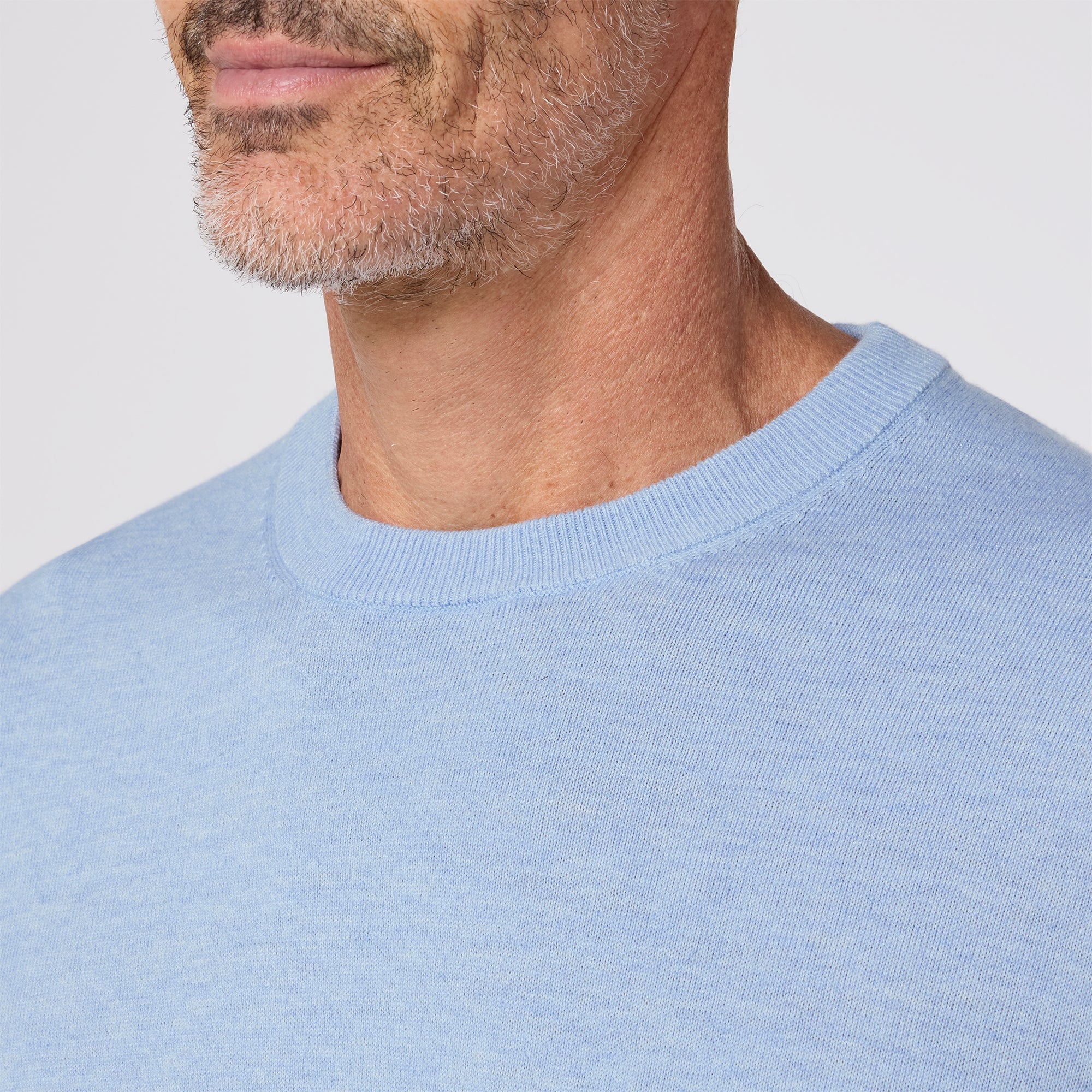 Heritage Crewneck Sweater - Cloud Blue Heather | Mizzen+Main