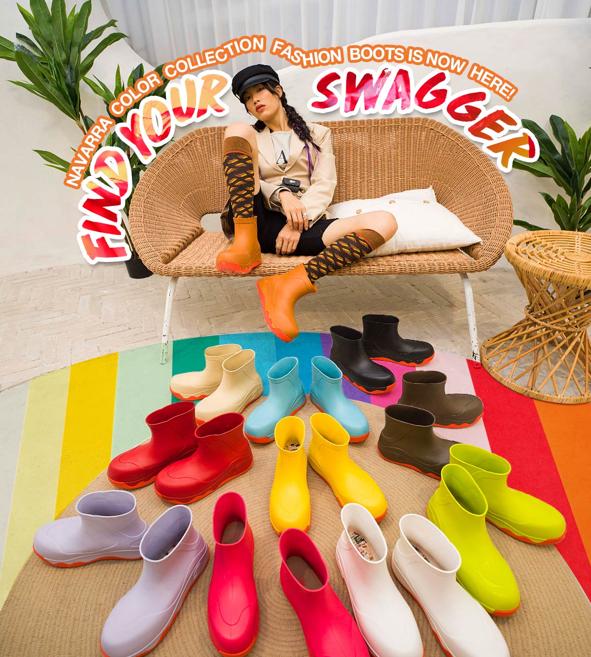 UIN Women's Ankle Fashion Snow Boots Casual Comfort Walking Color