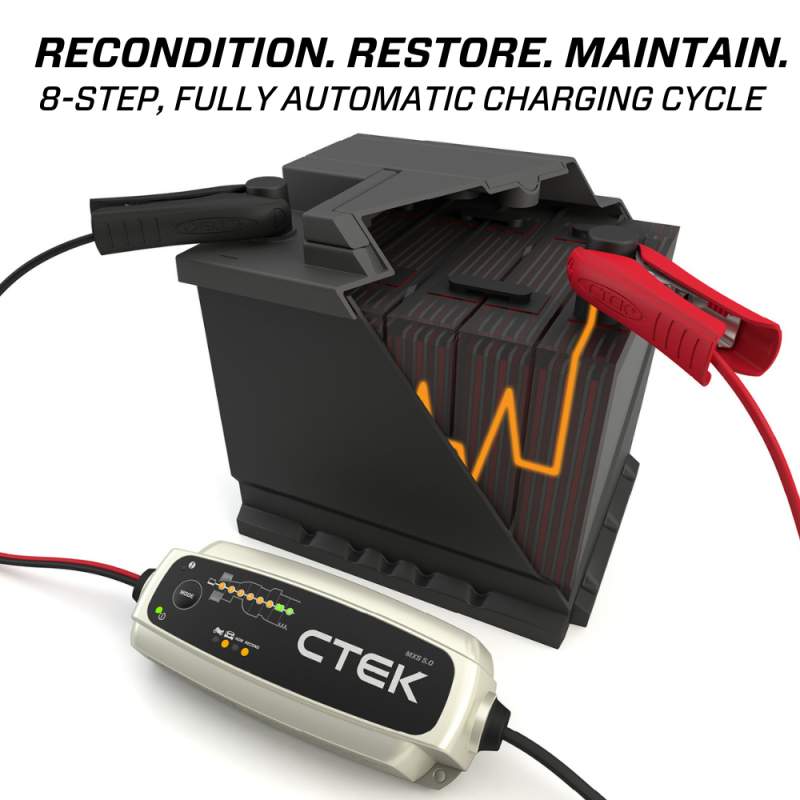 CTEK Battery Charger - MXS 5.0 4.3 Amp 12 Volt for EV Owners