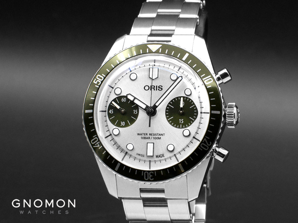 Oris Divers Sixty‑Five Chronograph Silver - Bracelet Ref. 01 771