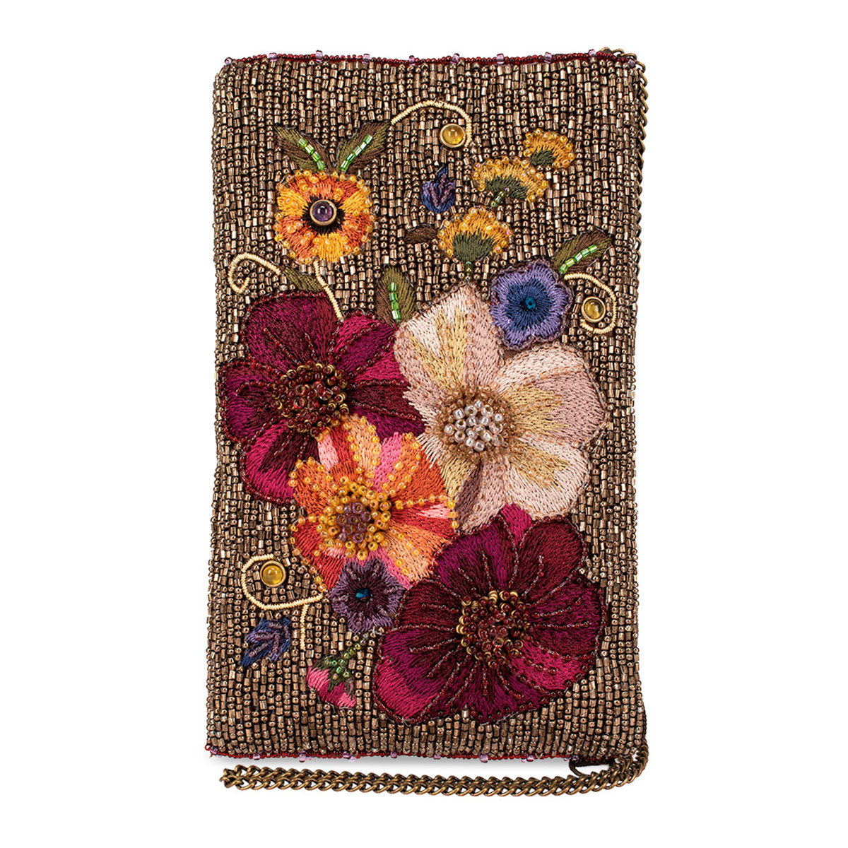Budding Romance Beaded Crossbody Phone Bag - Mary Frances