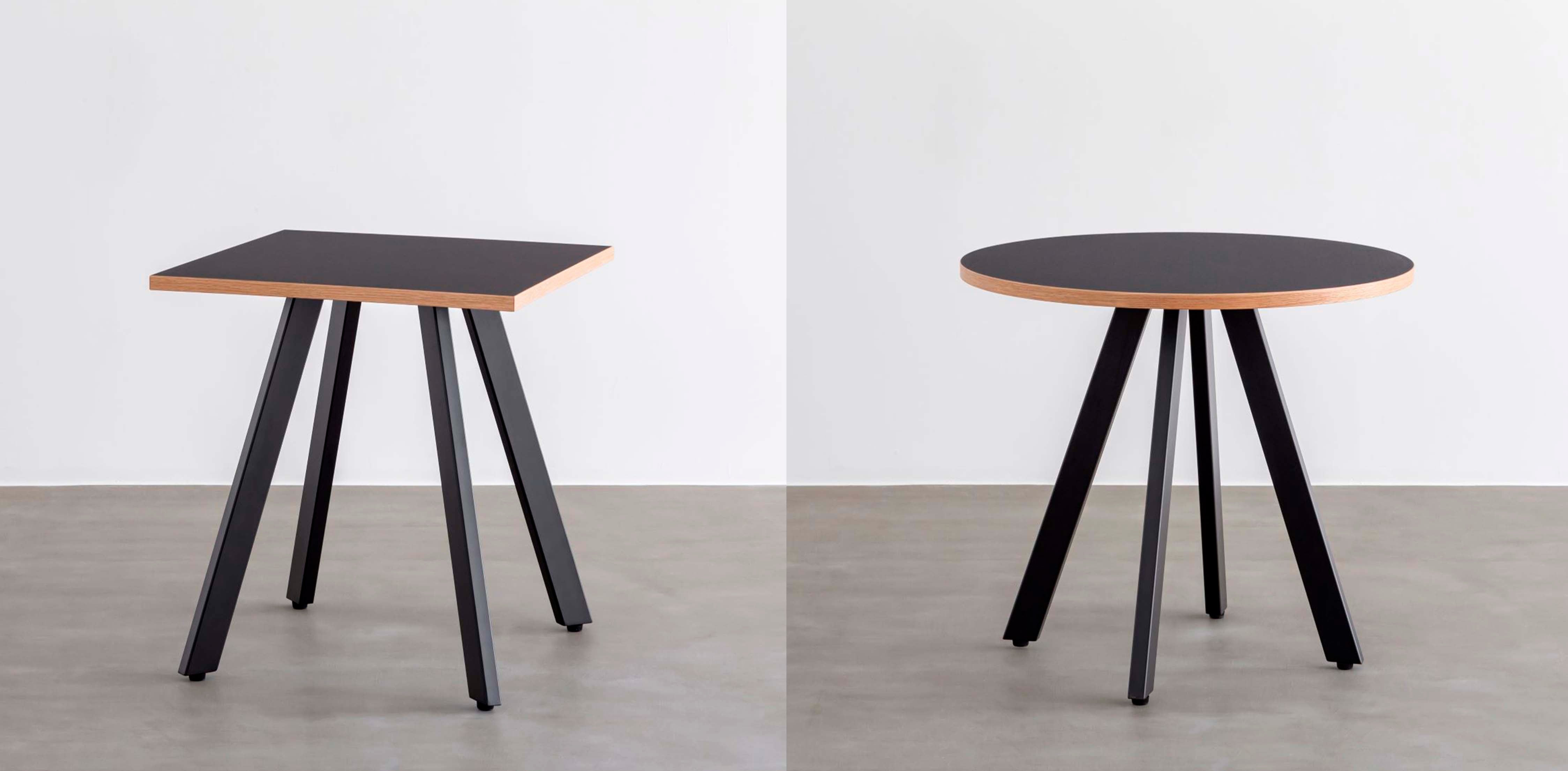 天然素材リノリウムをつかった、素敵なカフェテーブル – KANADEMONO