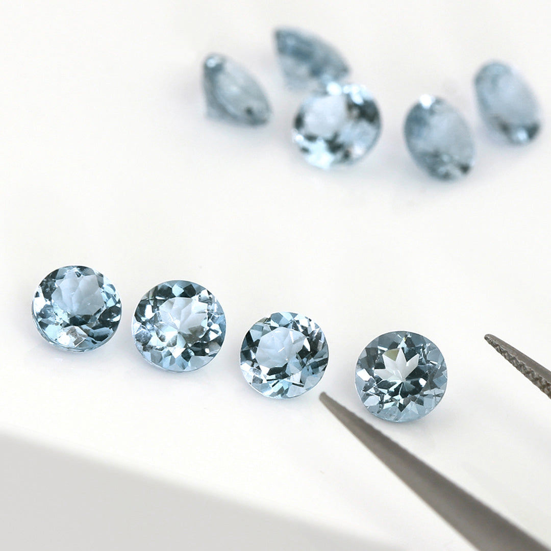 ビズー公式】アクアマリン K10/K18/PTリング・アナイス