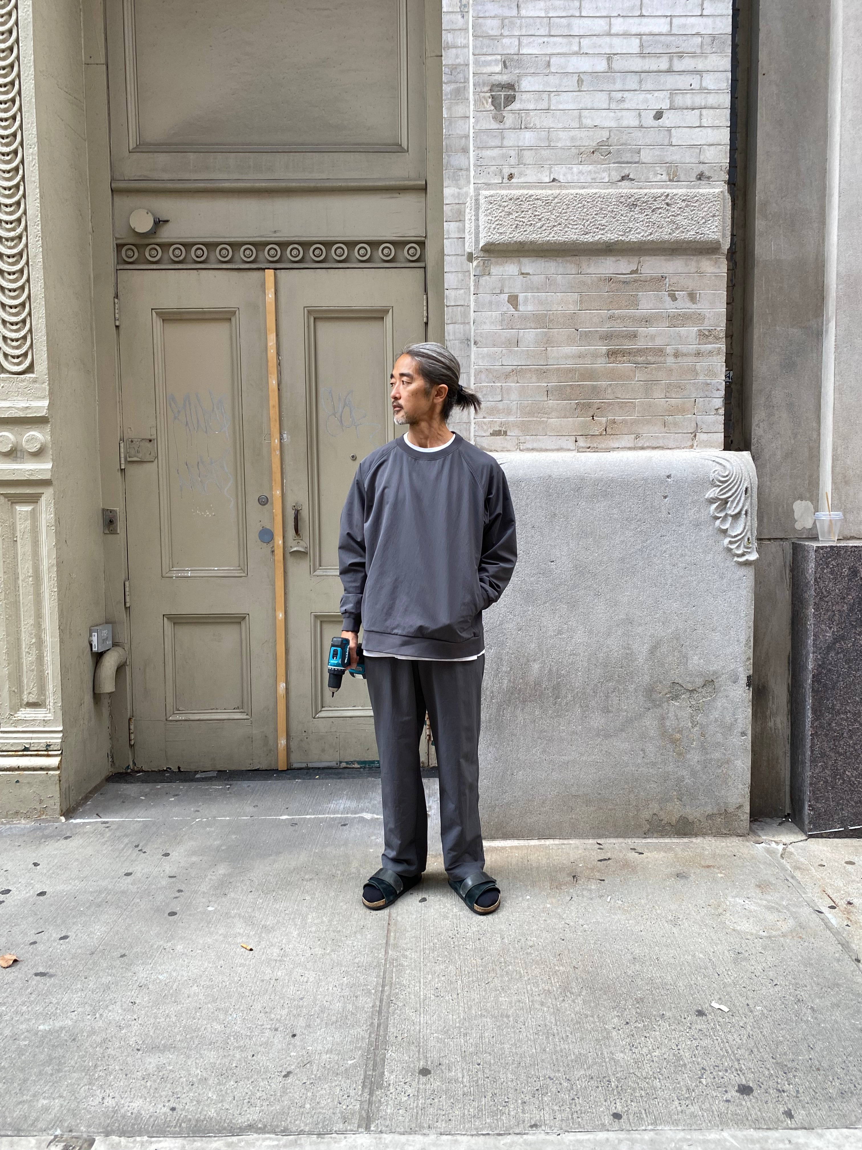 nanamica FW23 -ALPHADRY Crew Neck Sweat – nanamica NEW YORK