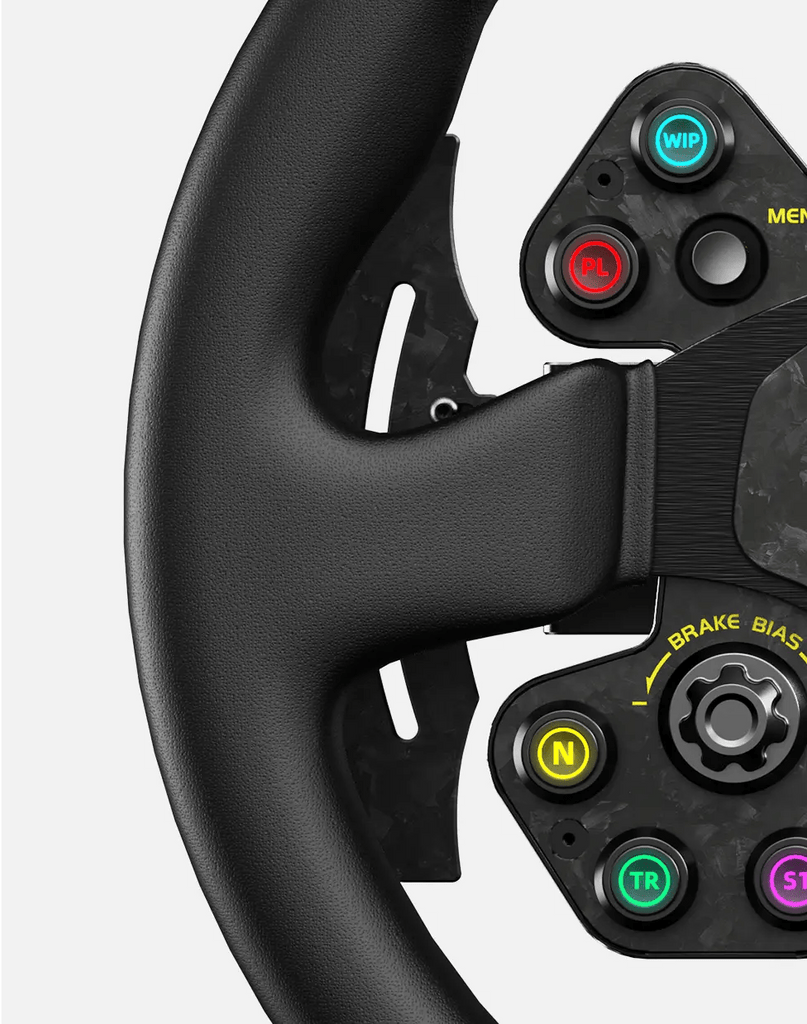MOZA Racing RS V2 Leather-wrapped GT Steering Wheel – Pit Lane Sim