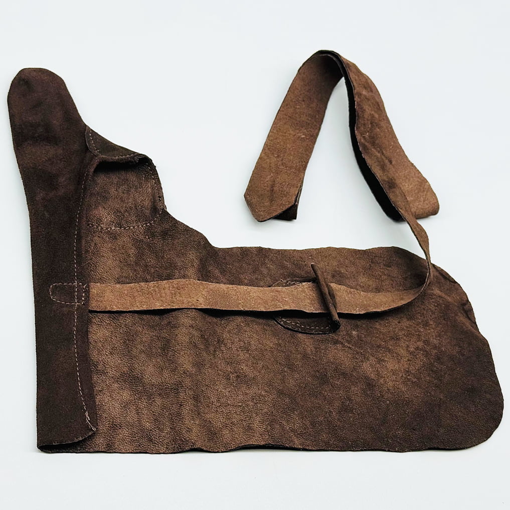 J-210】 Oshitekake (Sheepskin) S M L 押し手カケ 羊革製 焦茶 弓道