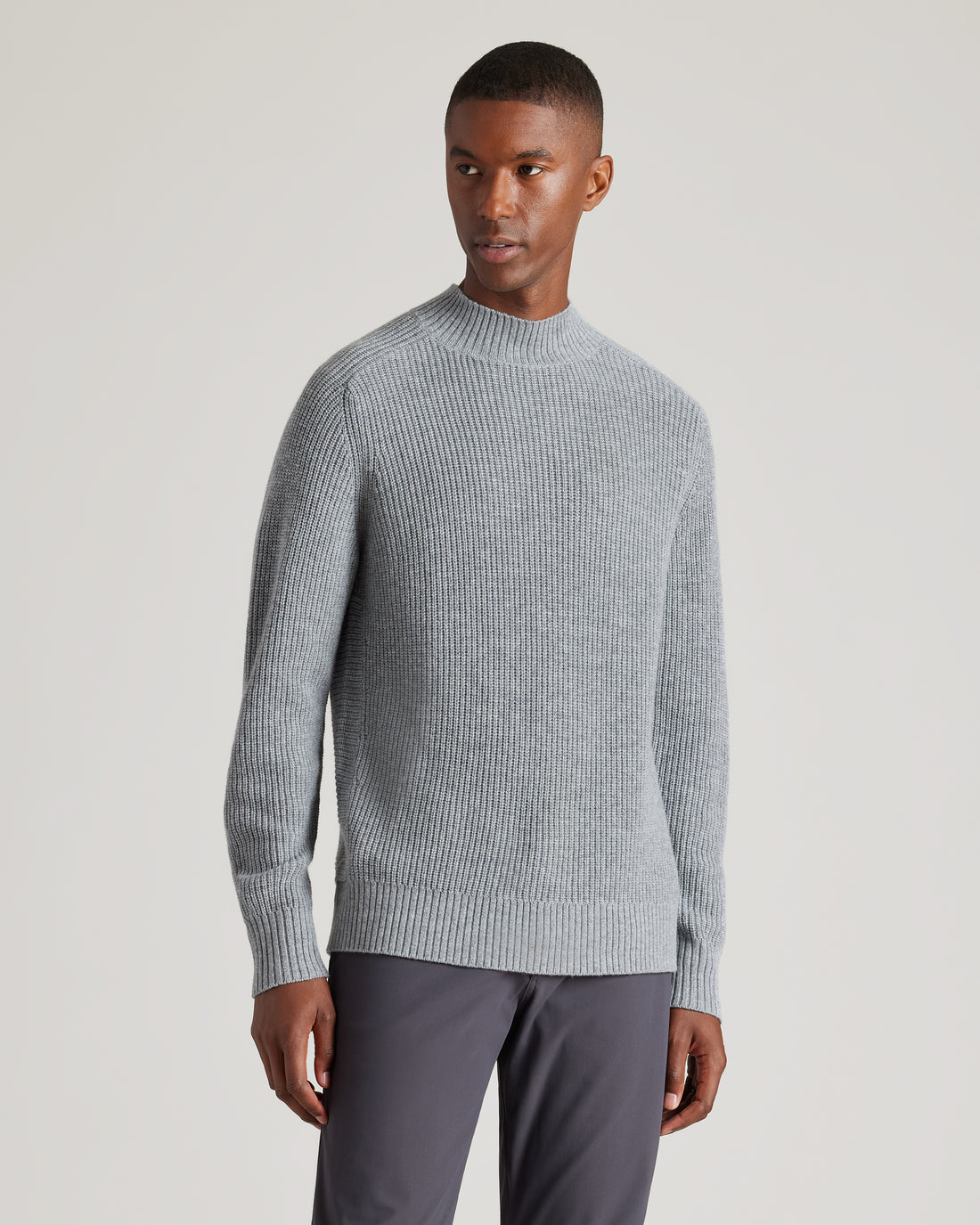 Beacon Cashmere Blend Mock Neck Sweater | Rhone Apparel