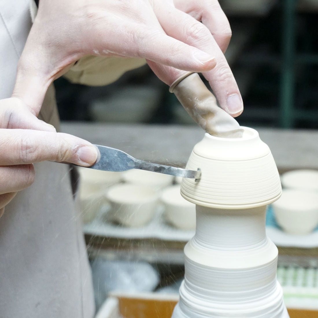 綾 盃 濃紺 | 白山陶器直営オンラインストア