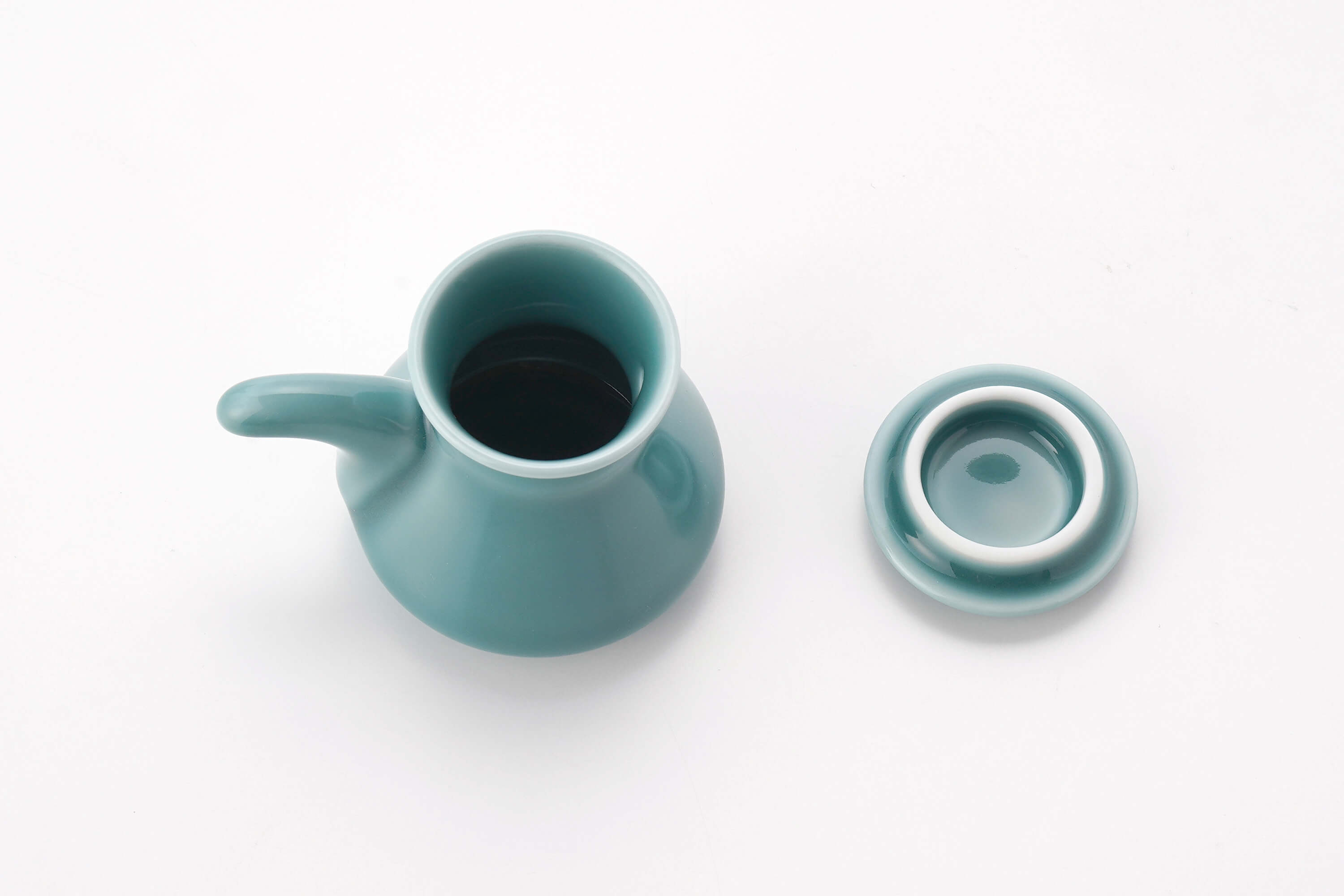 フラスコ ミニしょうゆさし 白磁 | 白山陶器直営オンラインストア