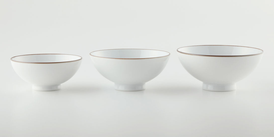 ベーシック 4寸飯碗 白マット | 白山陶器直営オンラインストア