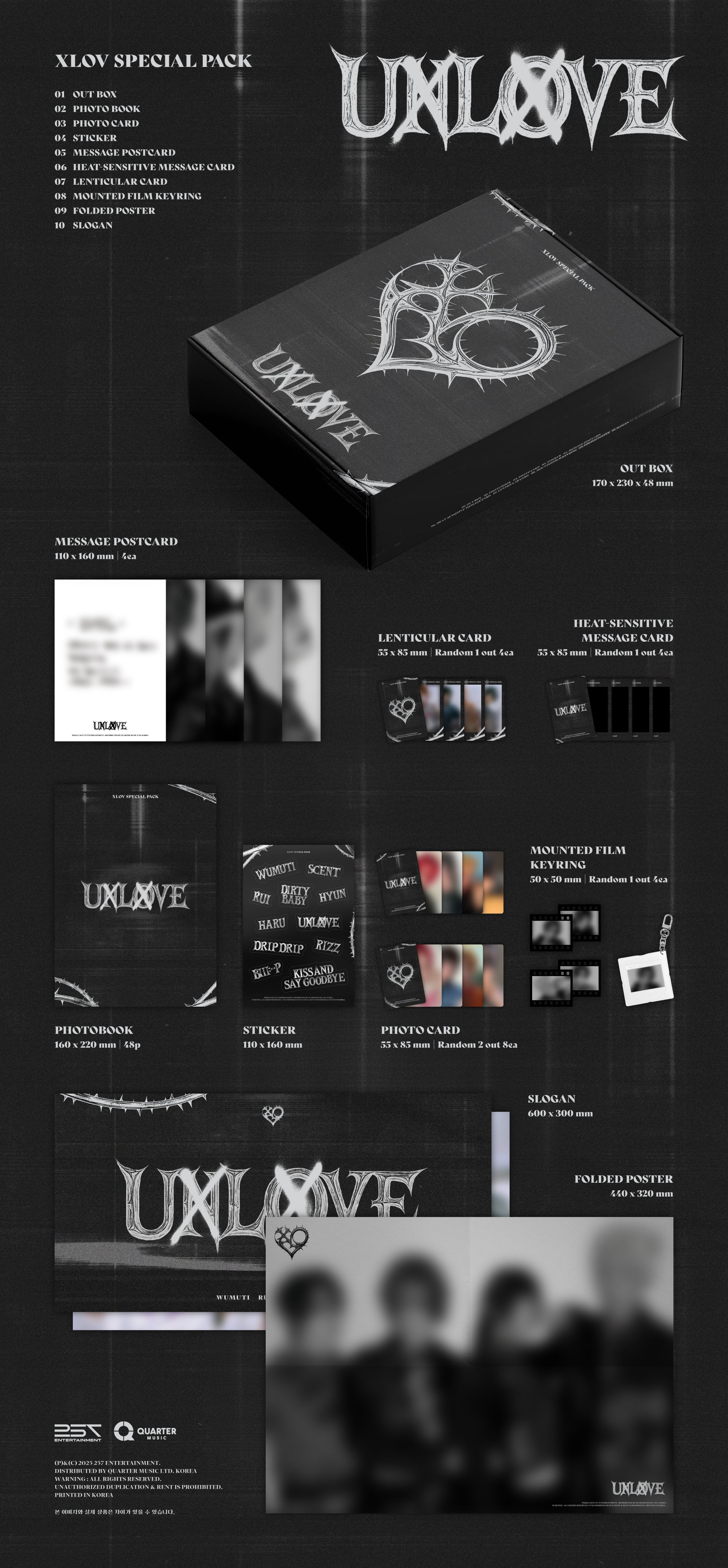 XLOV | 엑스러브 | 1st Mini Album [ UXLXVE ] SPECIAL PACK MD – KPOP