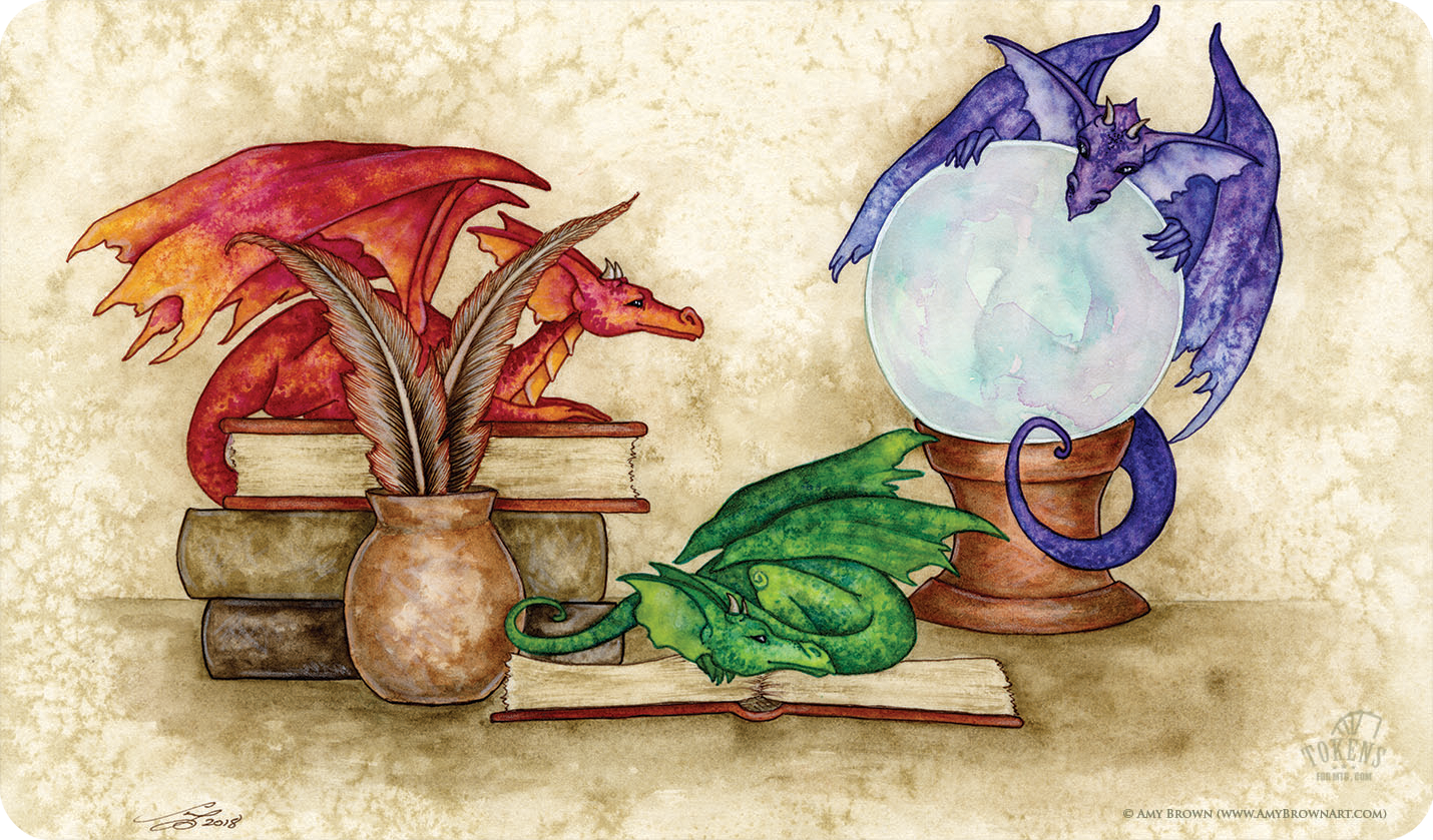 New Gaming Mats for MTG – Amy Brown Art