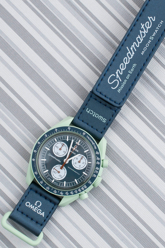 Swatch Omega Moonswatch Earth Watch Review SO33G100