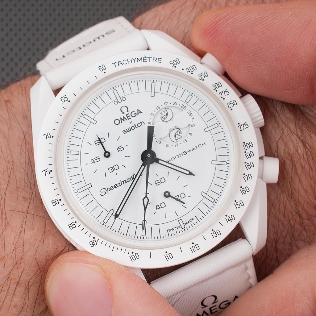 Omega Swatch Moonswatch Moonphase Snoopy Watch Review