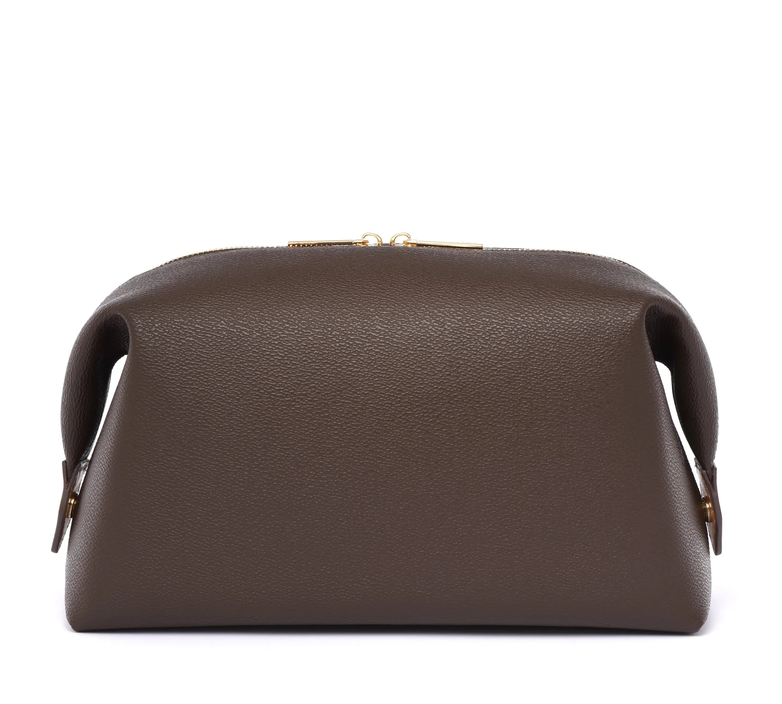 HCC X DUYP - TOILETRY BAG 27 - CHOCOLATE BROWN CANVAS -