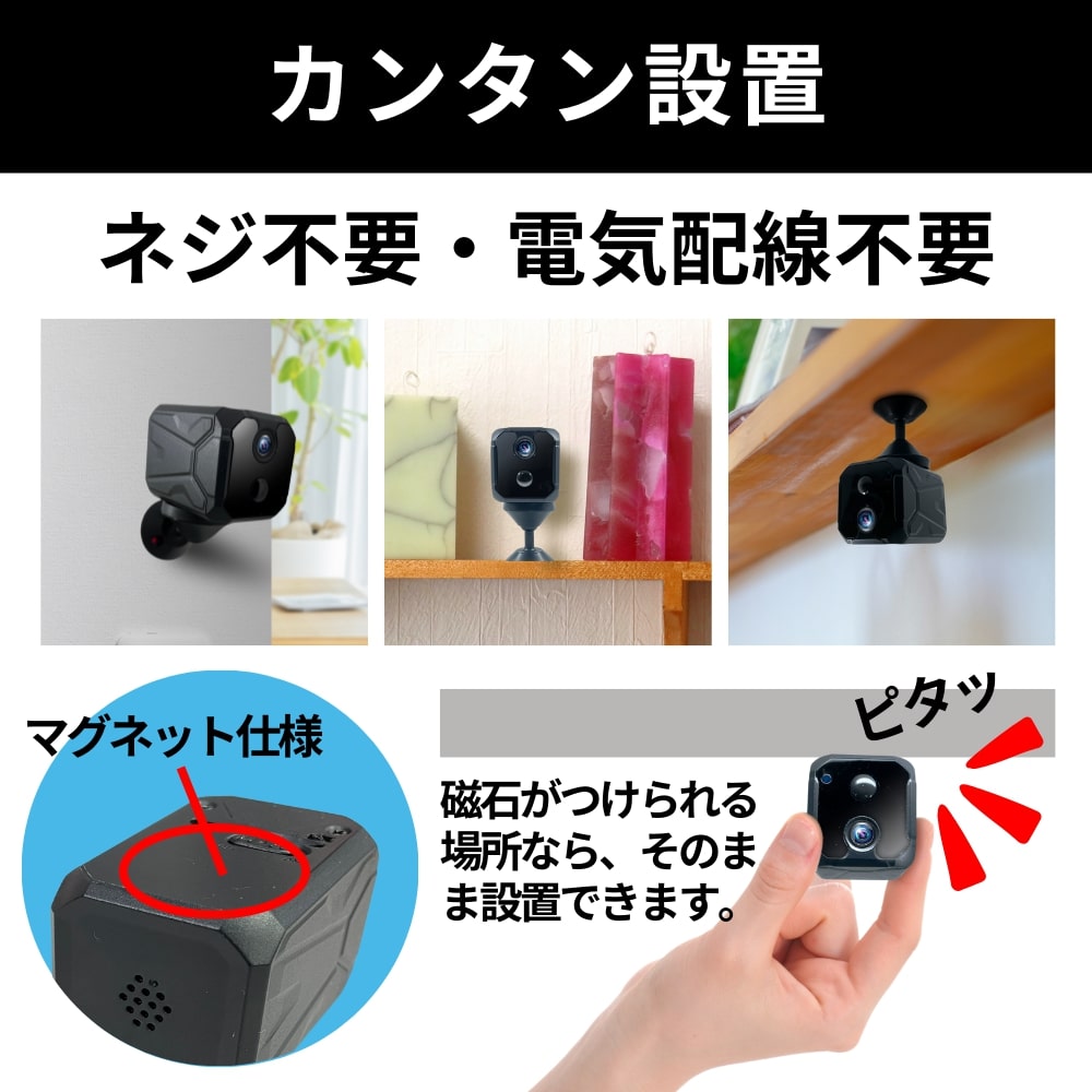 匠ブランド ハイポータブルカメラ ポータブル型カメラ 夜間撮影 超小型