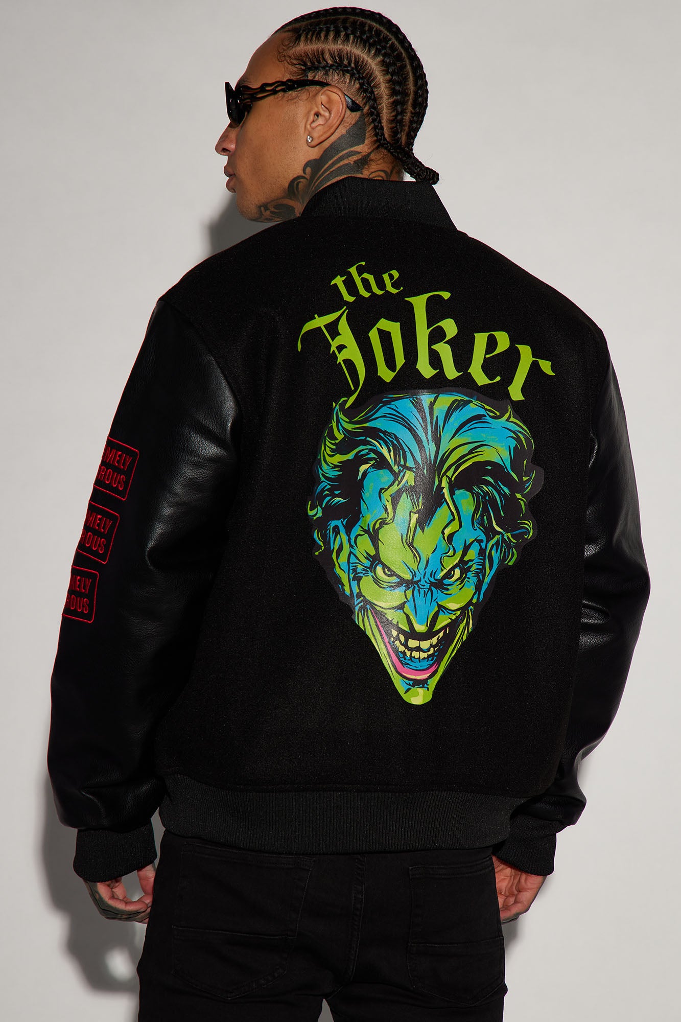 Joker Is Dangerous Jacket - Black | Fashion Nova