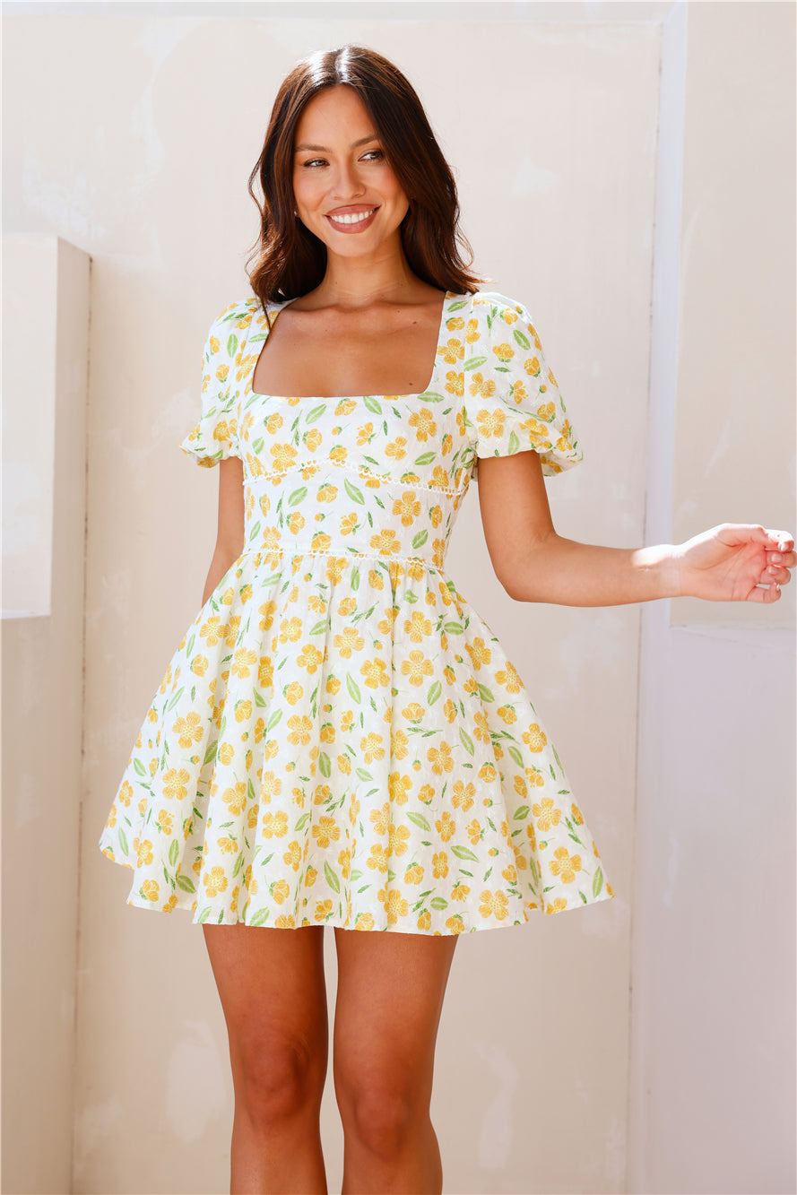 Picnic Dreams Mini Dress Orange | Hello Molly US