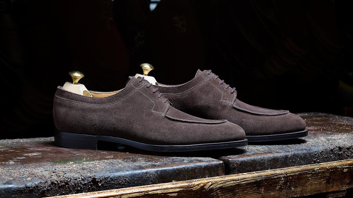 Hardwick Dark Brown Suede | Crockett & Jones – Crockett & Jones US