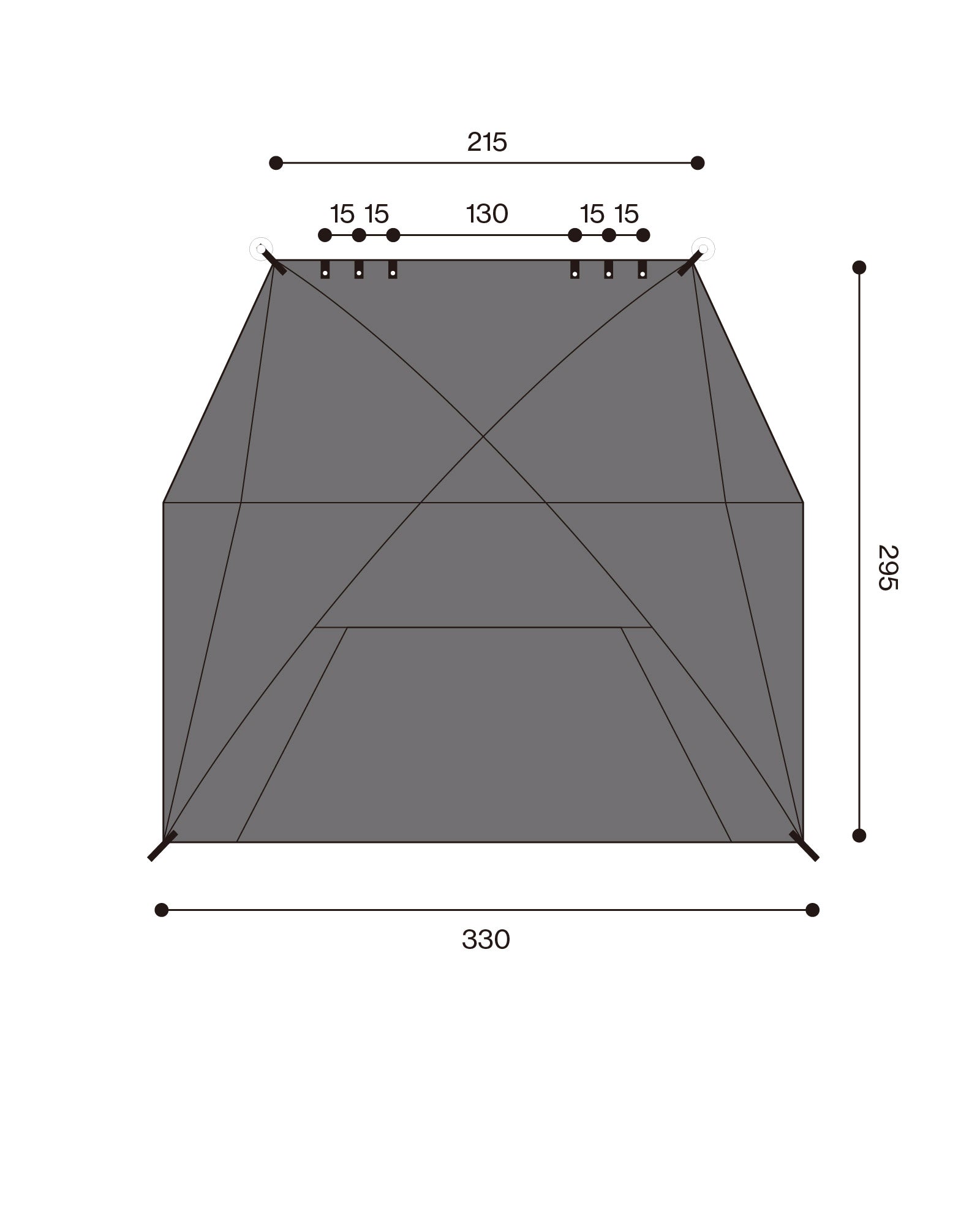PENELOPE CAR SIDE TARP | ペネローぺカーサイドタープ | muraco