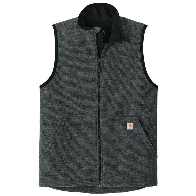 Carhartt Men's Black Textured Fleece Vest