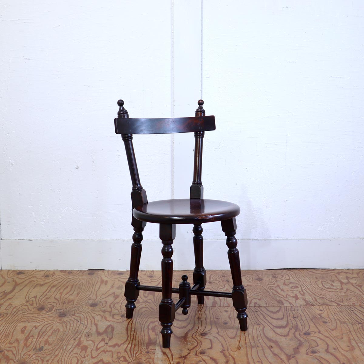 松本民芸家具 南京小椅子 スツール チェア 【2】 中古 民藝 小さい 木