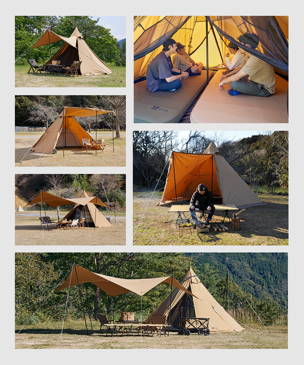 WAQ アルファ TC/FT テント キャプテンスタッグ グランドシート WAQ