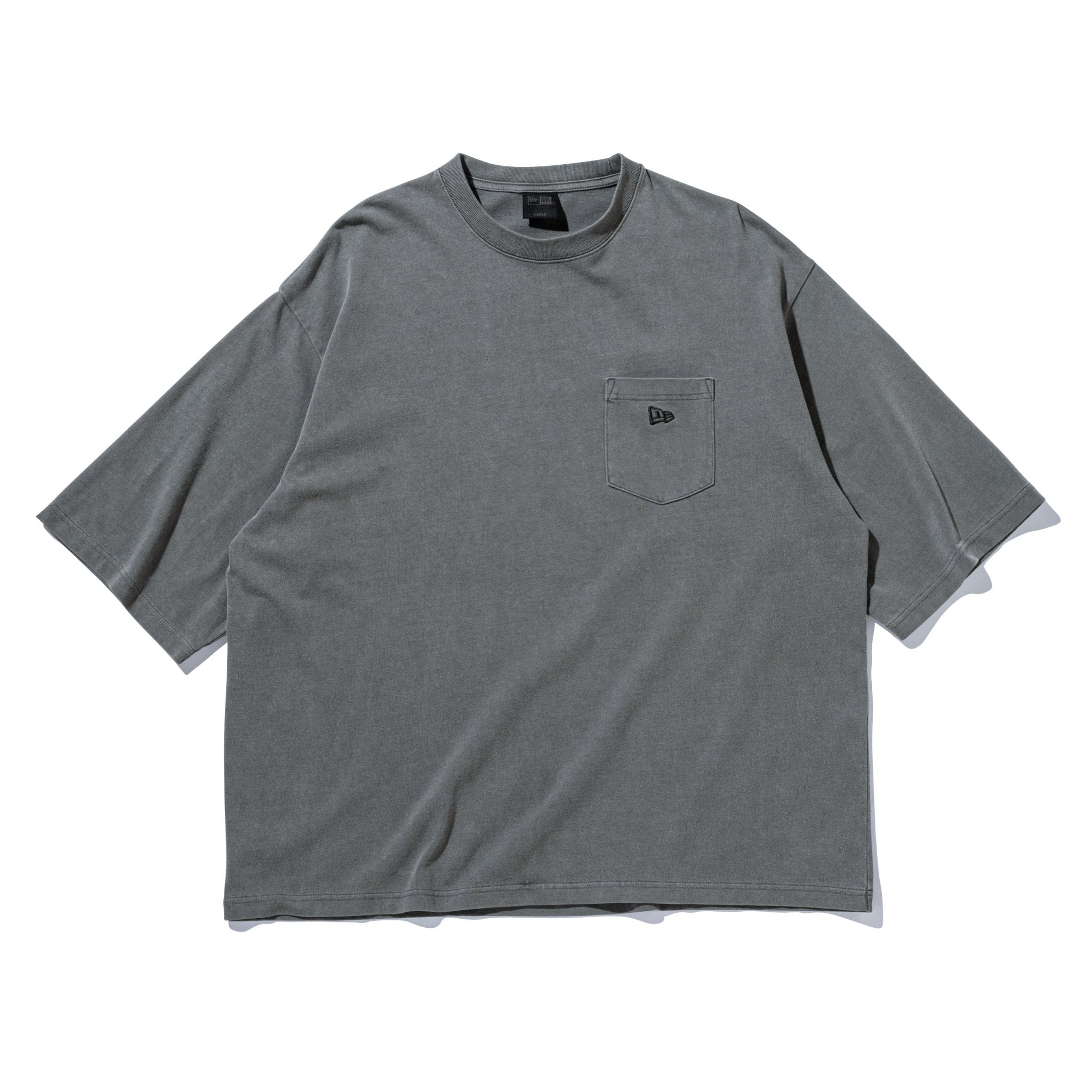 半袖 オーバーサイズド ポケット コットン Tシャツ BLACK LABEL SS25
