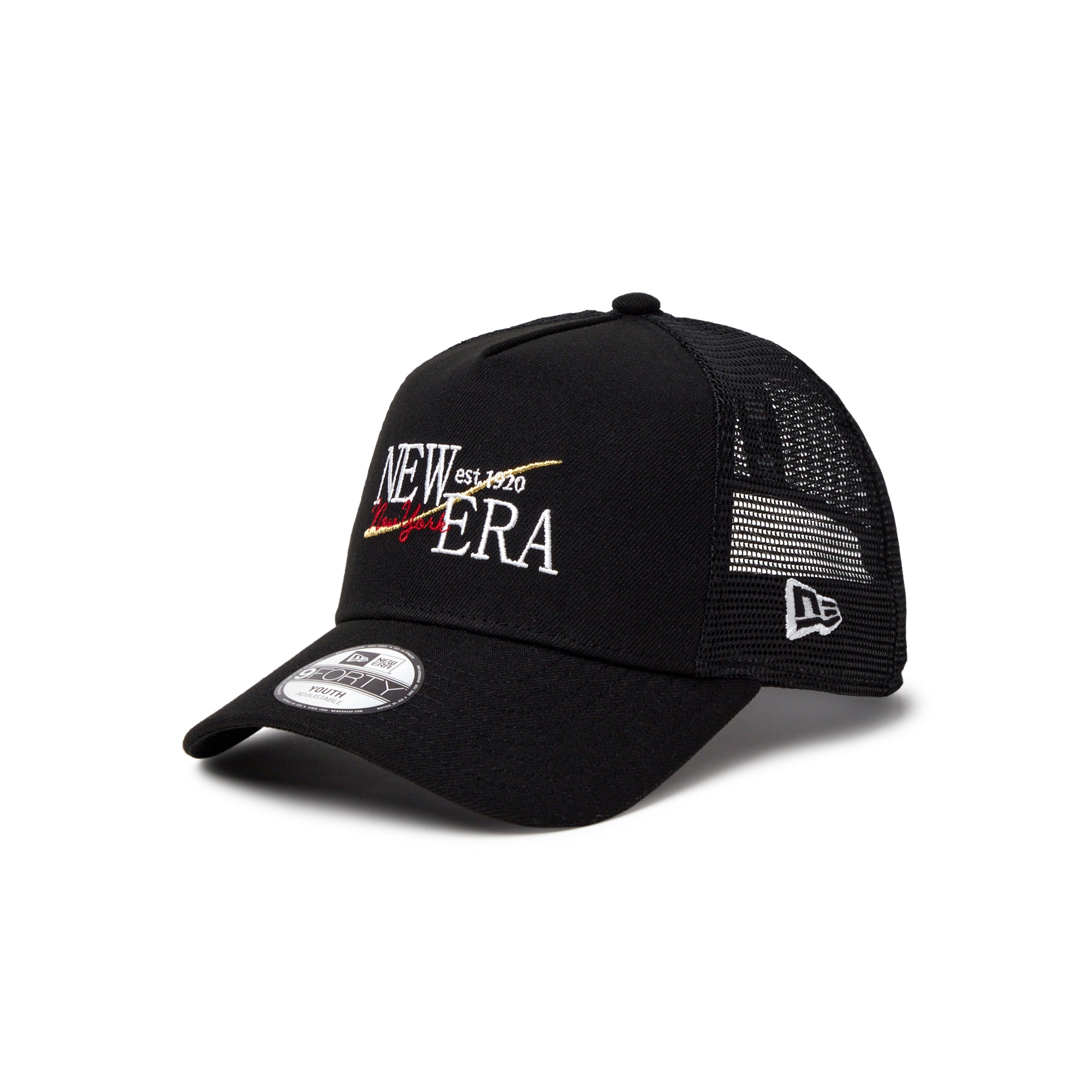 59FIFTY トラッカー NEW ERA Script Logo ブラック | ニューエラ