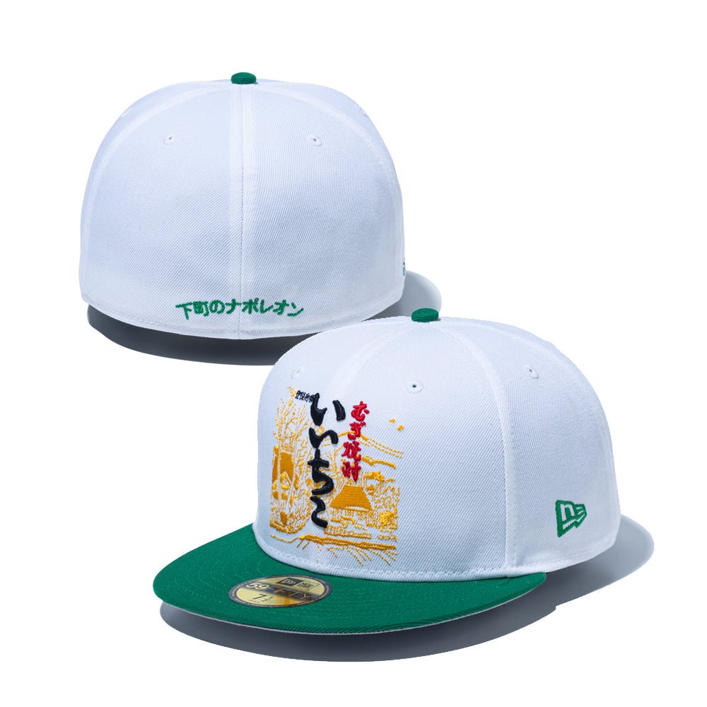 59FIFTY コジコジ COJI-COJI フラッグロゴ クローム ブラックバイザー